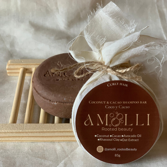 Shampoo Sólido de Coco y Cacao – Curly & Repair Line