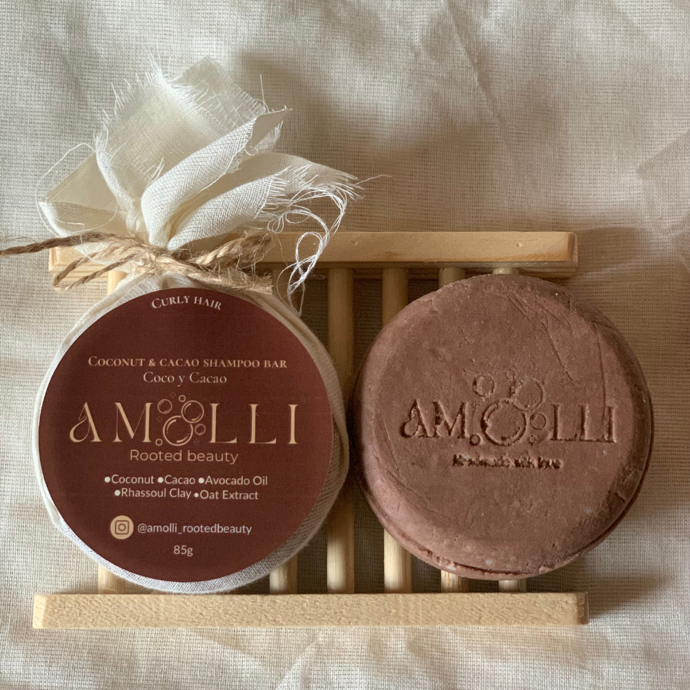 Shampoo Sólido de Coco y Cacao – Curly & Repair Line