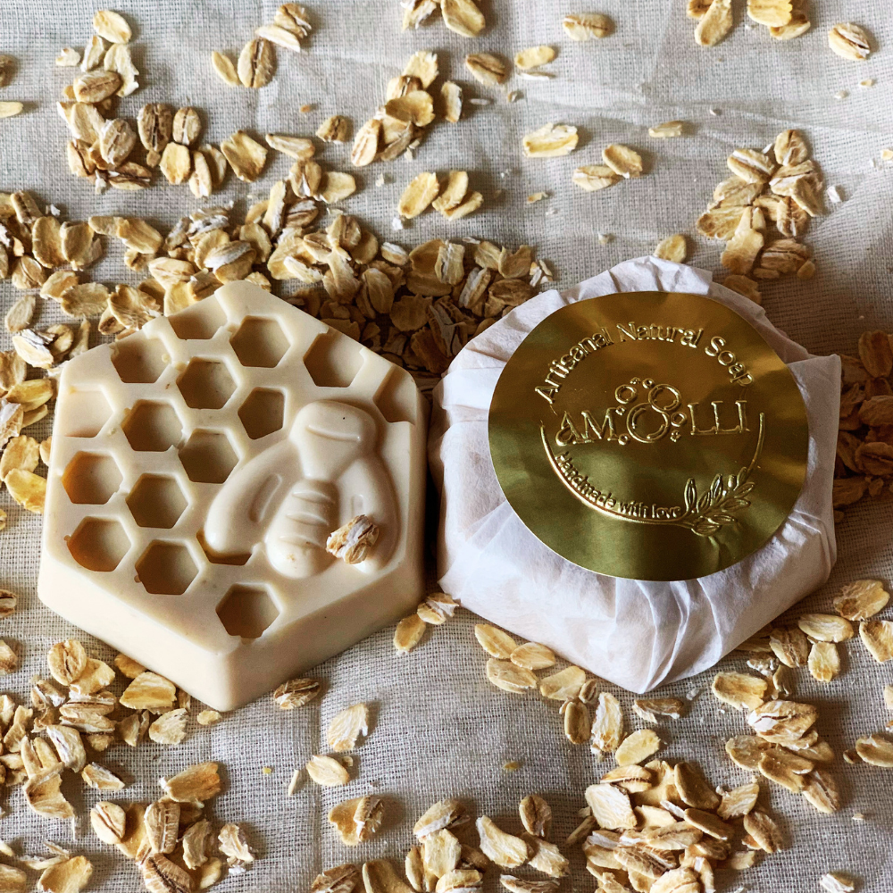 Jabón de Avena y Miel – Nutritivo y Reconfortante