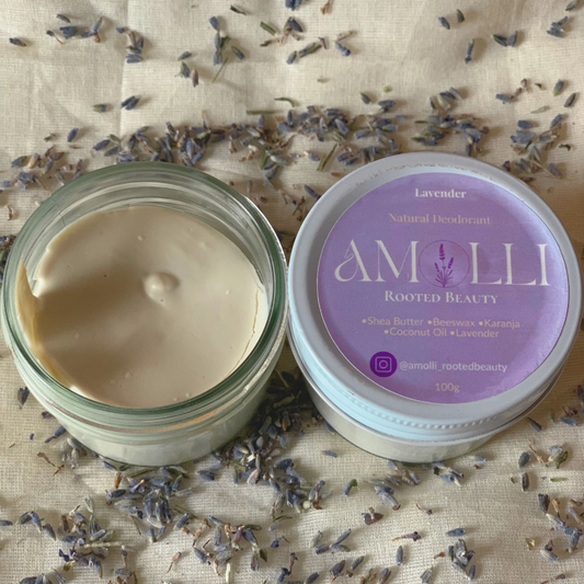 Desodorante Natural en Crema de Lavanda